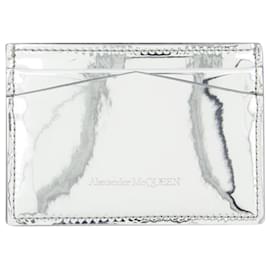 Alexander Mcqueen-Skull Card Holder - Alexander McQueen - Silver-Silvery,Metallic