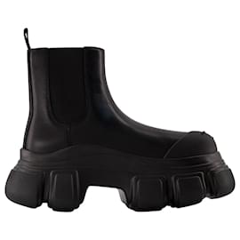 Alexander Wang-Storm Chelsea Ankle Boots - Alexander Wang - Leather - Black-Black