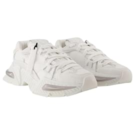 Dolce & Gabbana-Airmaster Sneakers - Dolce&Gabbana - Leather - White-White