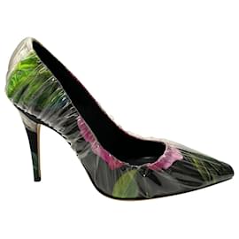 Jimmy Choo-Jimmy Choo x Off-white Anne 100 Pumps in Multicolor Fabric-Other,Python print