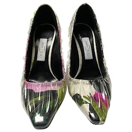 Jimmy Choo-Jimmy Choo x Off-white Anne 100 Pumps in Multicolor Fabric-Other