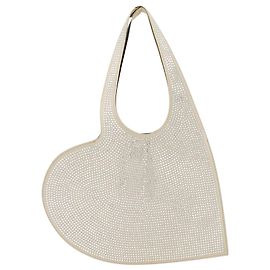 Bolso Tote Mini Corazón - Coperni - Algodón - Beige Castaño Beige