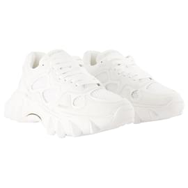 Balmain-B-East Sneakers - Balmain - Leather - Optic White-White