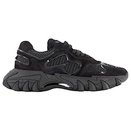Balmain-B-East Sneakers - Balmain - Leather - Black-Black