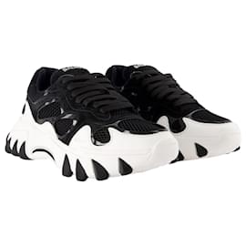 Balmain-B-East Sneakers - Balmain - Leather - Black/ WHITE-Black