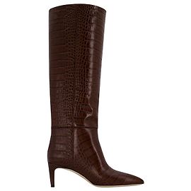 estilete 60 Botas - Paris Texas - Couro - Chocolate Marrom
