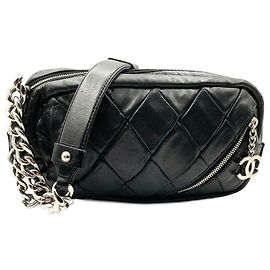 CHANEL  Handbags   Leather Black