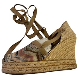 Espadrillas stringate di Missoni Multicolore