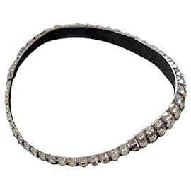 Alexander Mcqueen-ALEXANDER MCQUEEN Swarovski®-embellished choker . Encrusted crystal Cosmic choker-Silvery