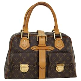Auth Louis Vuitton Monogram Manhattan GM M40025 Women's Handbag