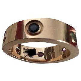 Cartier Love ring rose gold Metallic