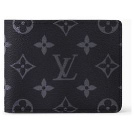 Louis Vuitton LV Eclipse Canvas slender wallet Grey