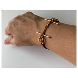 Hermès-Bracelets-Orange,Gold hardware