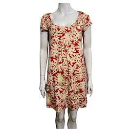 Diane Von Furstenberg-DvF-Seiden-Ayuka-Kleid mit Blumenmuster-Mehrfarben
