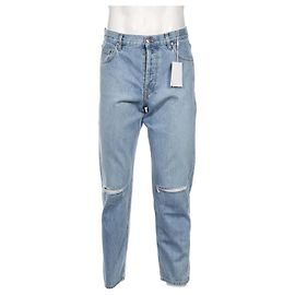 Vaqueros Helmut Lang Azules de Algodón Talla 30 Azul