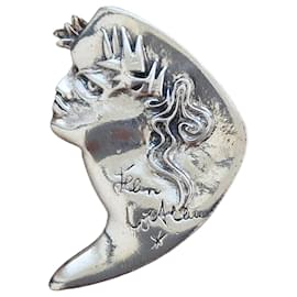 Autre Marque-Magnificent Jean Cocteau brooch - Atelier Madeline - Mint condition - Rare-Silvery
