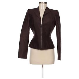 Blazer Amanda Wakeley de seda marrom Marrom
