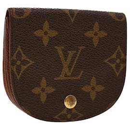 Louis Vuitton-Moeda LOUIS VUITTON Monograma Porte Monnaie Guze M61970 LV Auth th3620-Monograma