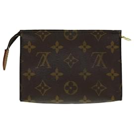 Louis Vuitton-Louis Vuitton Monogramm Poche Toilette 15 Beutel M.47546 LV Auth yk7037b-Monogramm