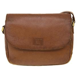 Autre Marque-Burberrys Clutch Shoulder Bag Leather 2Set Black Brown Auth bs5344-Brown,Black