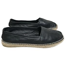Saint Laurent-SAINT LAURENT  Sandals T.EU 38 Leather-Black
