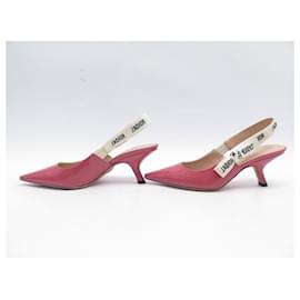 Dior-NEW DIOR J'ADIOR SLINGBACK KCC SHOES200VNRS43PE SCARPIN 36 LEATHER SHOES-Other