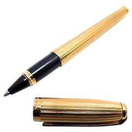 PENNA A SFERA ST DUPONT OLYMPIO 485201 PENNA A SFERA ROLLER PLACCATA ORO D'oro