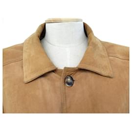 Yves Saint Laurent-GIACCA VINTAGE YVES SAINT LAURENT GIACCA 48 GIACCA IN PELLE DI CAPRA M-Cammello
