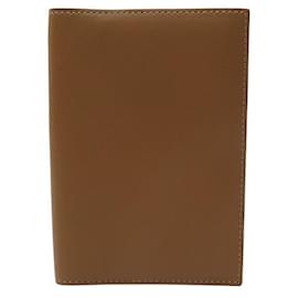 PORTA PASAPORTES NEW DELVAUX CARTERA BILLETERA CAJA PIEL CAMEL TARJETEROS TARJETERO Camello