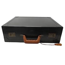 Hermès-VINTAGE HERMES ESPACE SUITCASE IN CARBON FIBER LIMITED EDITION TRUNK LUGGAGE-Grey