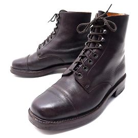 SAPATOS PARABOOT BOTAS RANGERS 8 41 BOTAS DE COURO MARROM Marrom