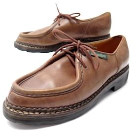 Paraboot-PARABOOT MICHAEL MARCHE II DERBY SHOES 6 40 BROWN LEATHER SHOES-Brown