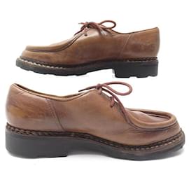 Paraboot-PARABOOT MICHAEL MARCHE II DERBY SHOES 6 40 BROWN LEATHER SHOES-Brown