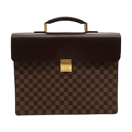Louis Vuitton-Louis Vuitton Damier Ebene Altona PM Canvas Business Bag N53315 in Excellent condition-Brown