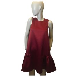Autre Marque vestido oversize francés Burdeos