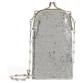 Paco Rabanne-Pixel 1969 Chain-mail Crossbody Bag-Silver hardware