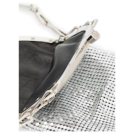 Paco Rabanne-Pixel 1969 Chain-mail Crossbody Bag-Silver hardware