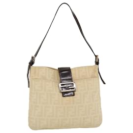 Fendi-FENDI Zucca Canvas Mamma Baguette Sac à bandoulière Beige 2211 26727 008 Chemin d'authentification5152-Beige