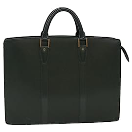 Louis Vuitton-LOUIS VUITTON Taiga Porte Documentos Rozan Business Bag Epicea M30054 Autenticação5258-Outro