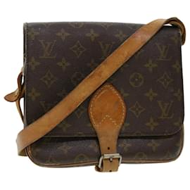 Louis Vuitton-LOUIS VUITTON Monogram Cartouchiere MM Shoulder Bag Vintage M51253 Auth rd5131-Monogram