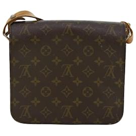 Louis Vuitton-LOUIS VUITTON Monogram Cartouchiere MM Shoulder Bag Vintage M51253 Auth rd5131-Monogram
