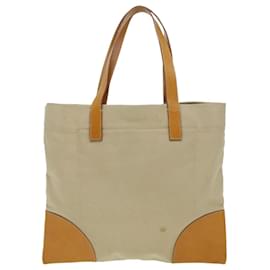Prada-PRADA Tote Bag Canvas Beige Auth am4330-Beige
