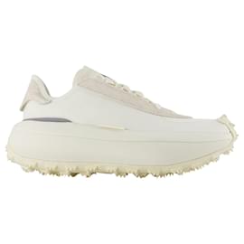 Y3-Makura Sneakers - Y-3 - Cream/Grey - Leather-White