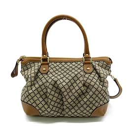 Gucci-Diamante Canvas Sukey Handbag 247902-Bege