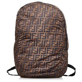 Fendi Zucca mochila marrón Castaño