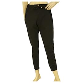 Dsquared2-Dsquared2 Pantalones de chándal "Icon" negros Pantalones Sport Lounge Crop Pantalones talla XS-Negro