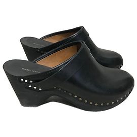 ISABEL MARANT  Mules & clogs T.EU 36 Leather Black