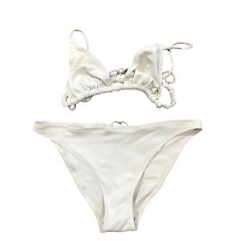 CHANEL Bademode T.Internationales S-Polyester Weiß