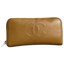 Chanel-Vintage chanel wallet-Beige