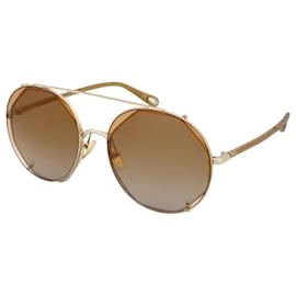 Chloé-óculos de sol Chloe CH0041S 002-Multicor,Dourado